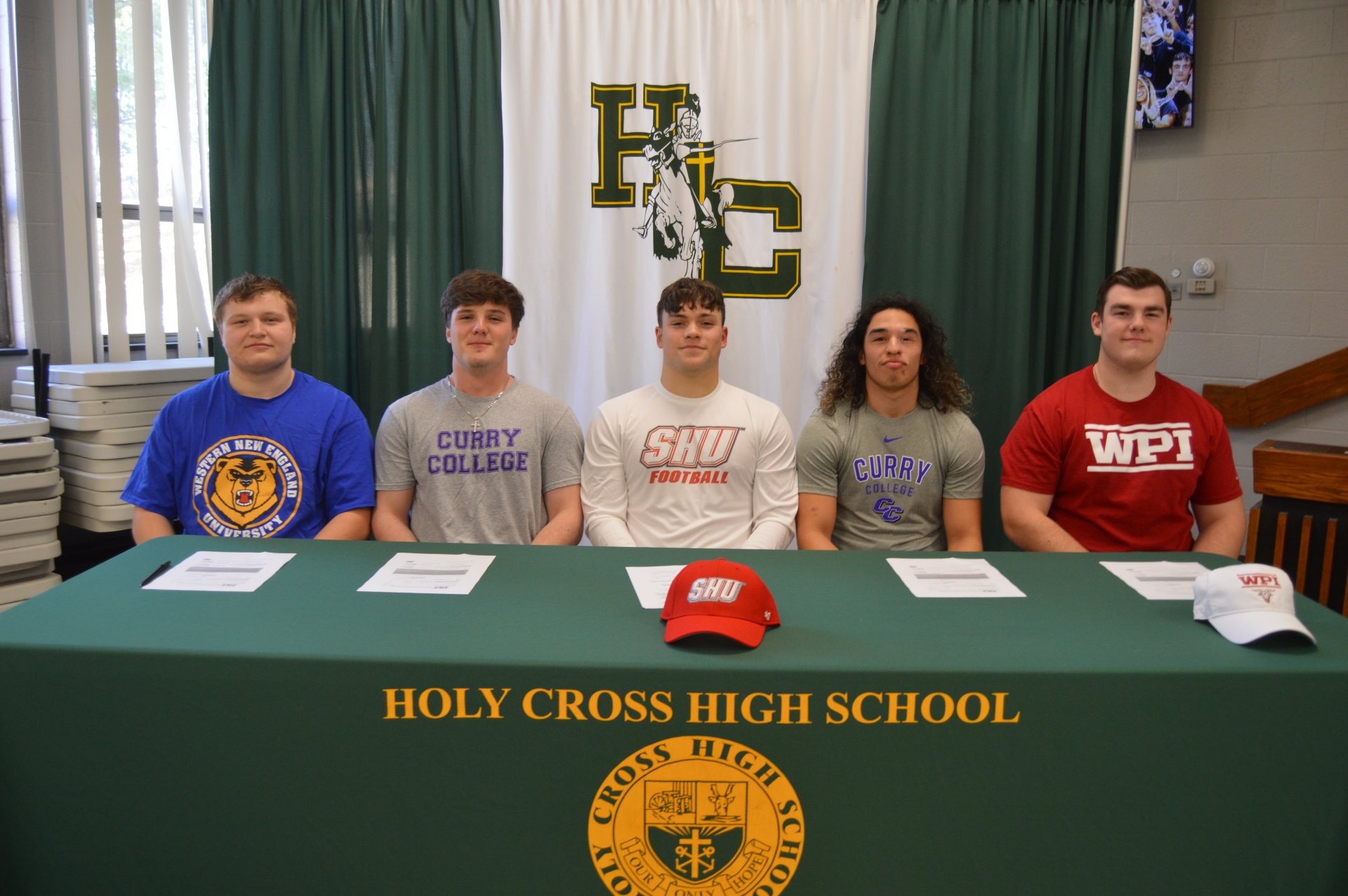 Football Players Sign Letters of Intent 